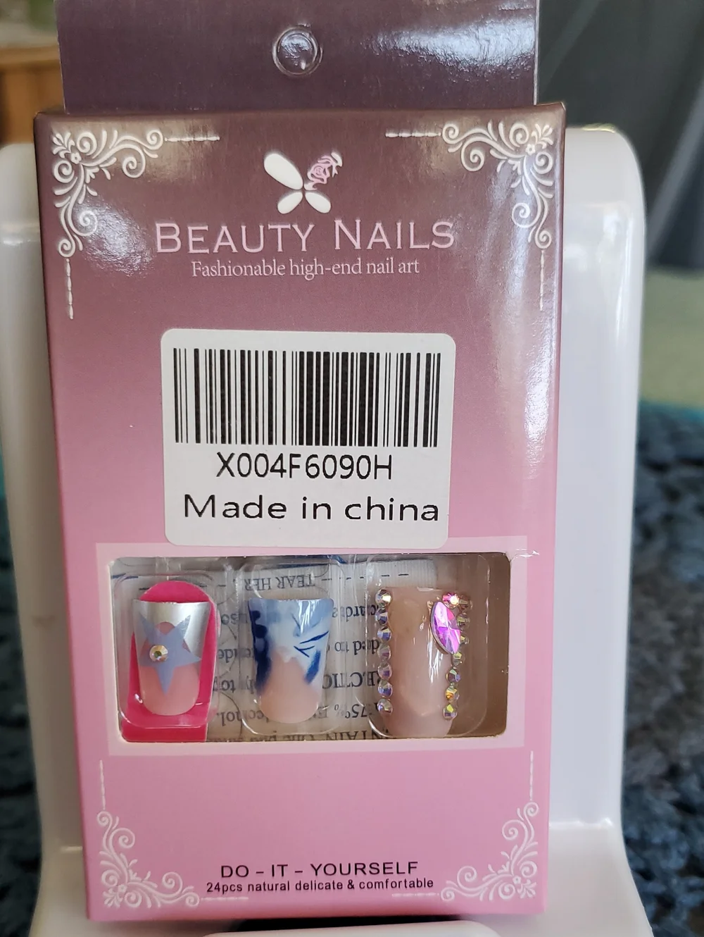 Pink & Nude Press-On Nail Set #13